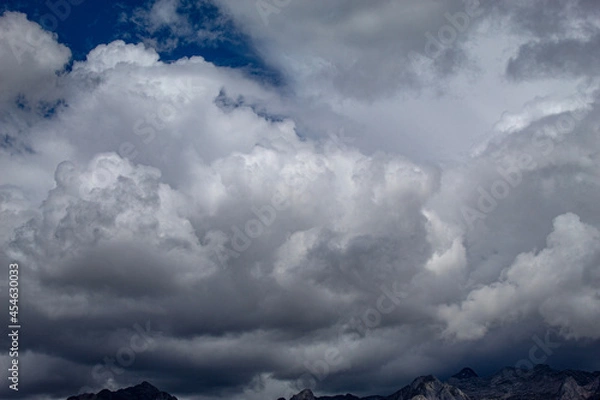 Fototapeta storm clouds timelapse
