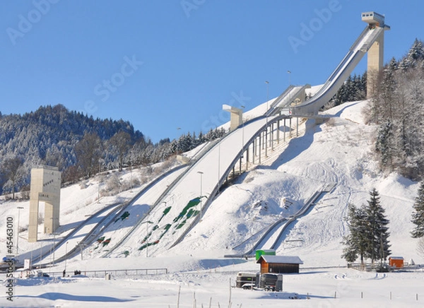 Obraz Skiflying facilities