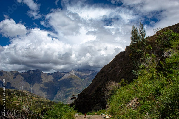 Obraz clouds over the mountains