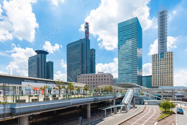Obraz さいたま新都心駅前の風景