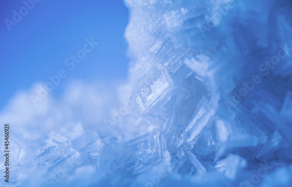 Fototapeta macro salt cristal