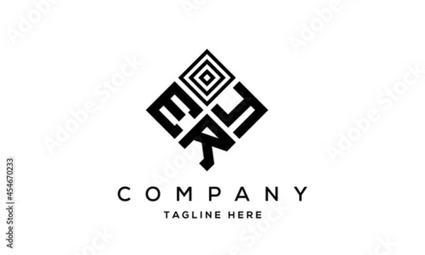 Obraz EYR square three latter logo vector