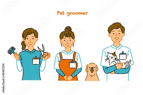 Obraz いろんなトリマーさん