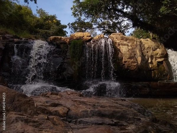 Obraz waterfall in the forest