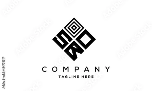 Obraz SOB square three latter logo vector