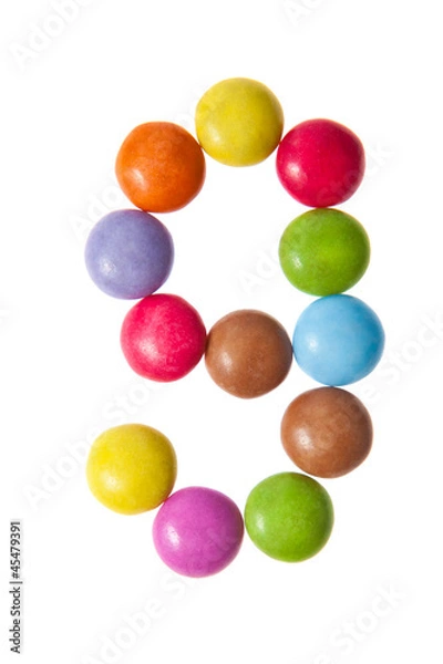 Obraz Schokolinsen ABC - 9