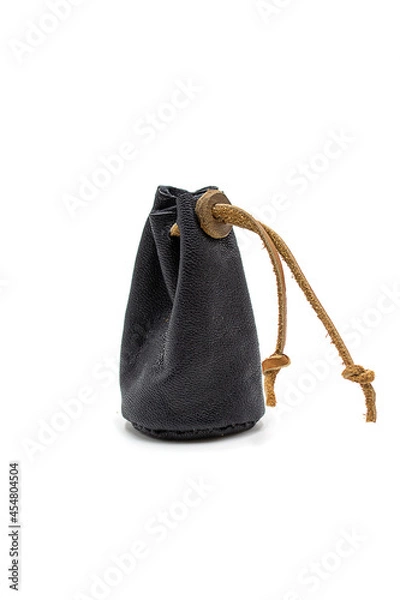Obraz Isolated photos of a leather bag in a medieval style