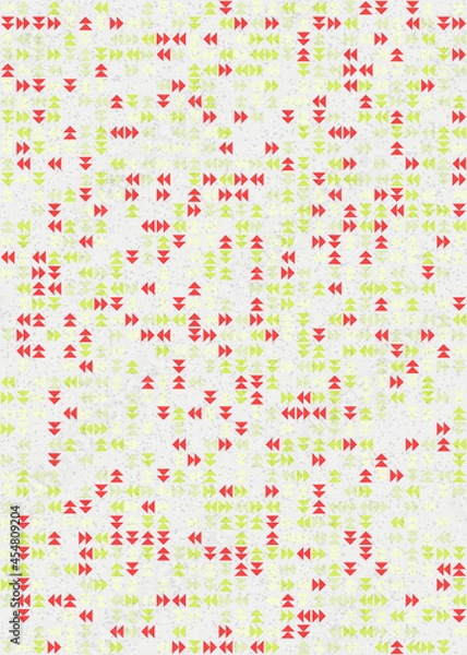 Fototapeta Abstract Geometric Pattern generative computational art illustration