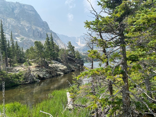 Fototapeta mountain river in the mountains
