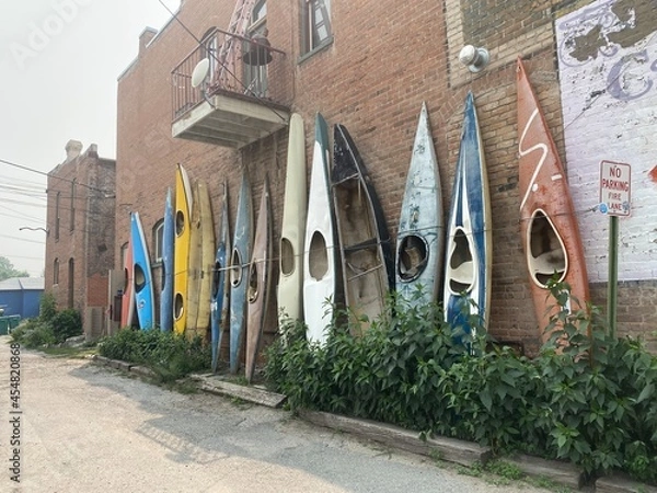 Obraz kayak wall