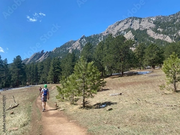 Fototapeta flatirons hike