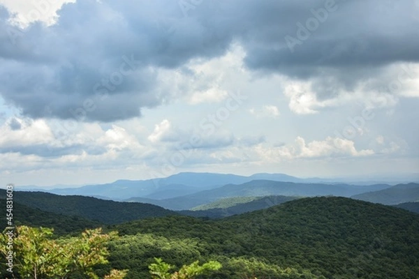 Obraz clouds over the mountains