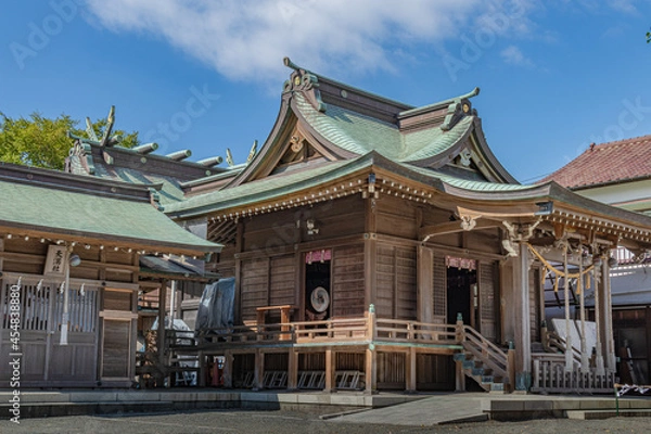 Fototapeta 横須賀市鴨居 八幡神社