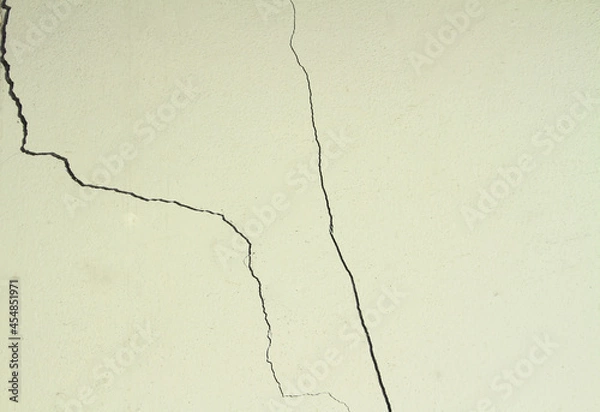 Fototapeta Cracked concrete texture closeup background