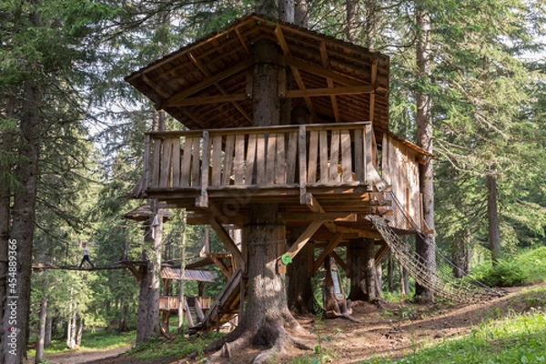 Obraz Cabanes dans les arbres