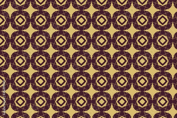 Fototapeta Abstract seamless geometric pattern design. Modern stylish abstract texture. Repeating geometric background.