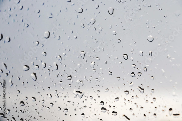 Fototapeta Drops of rain on the window