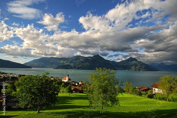 Fototapeta Lucerne entre ciel et eau 2