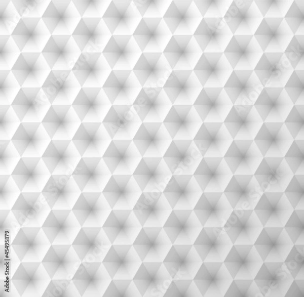 Fototapeta White vector geometric background