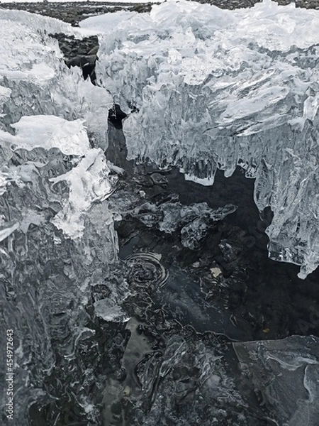 Obraz ice on the river