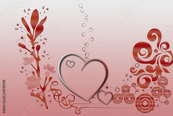 Fototapeta valentine background