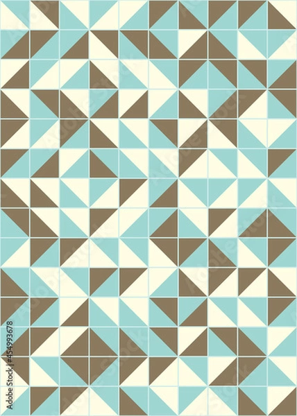 Obraz Abstract Geometric Pattern generative computational art illustration