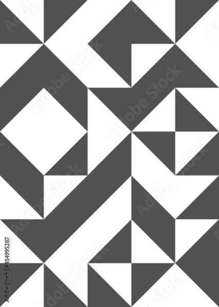 Obraz Abstract Geometric Pattern generative computational art illustration