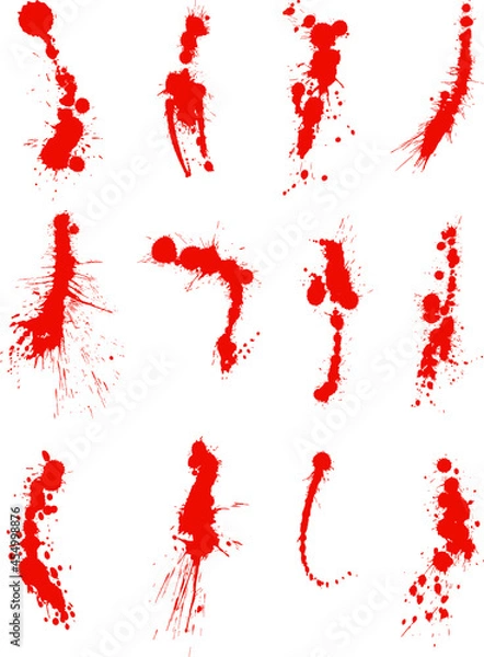 Obraz Bloody splashs