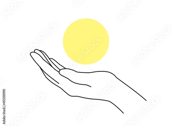 Fototapeta 持つ手