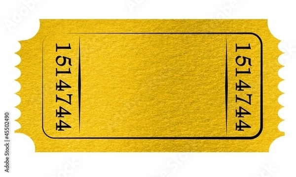 Obraz Przyznać bilet