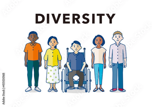 Obraz 人物の多様性