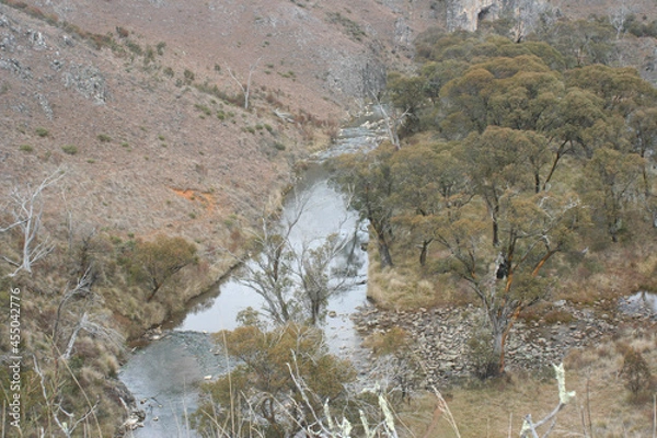 Obraz river in winter