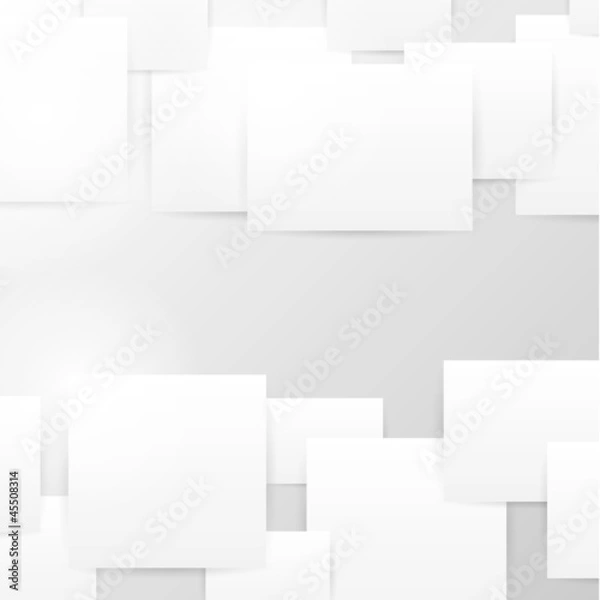 Fototapeta Abstract background with white squares. Vector illustration.