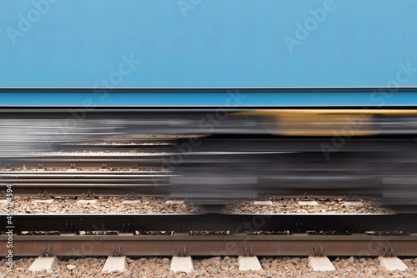 Obraz Freight train in motion