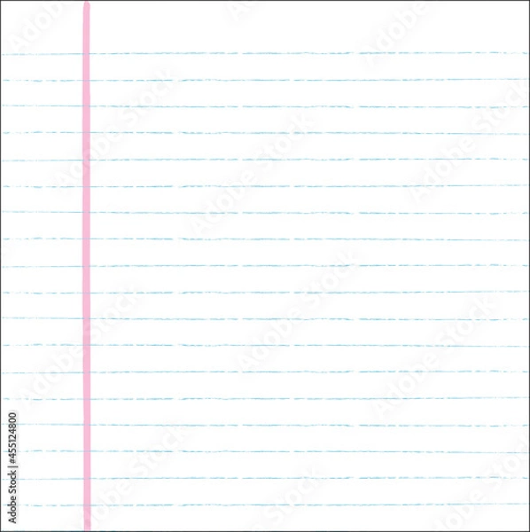 Obraz striped notebook sheet