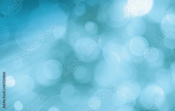 Obraz blue bokeh background