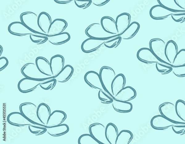 Obraz vector colorful floral seamless pattern, illustration, wallpaper and background