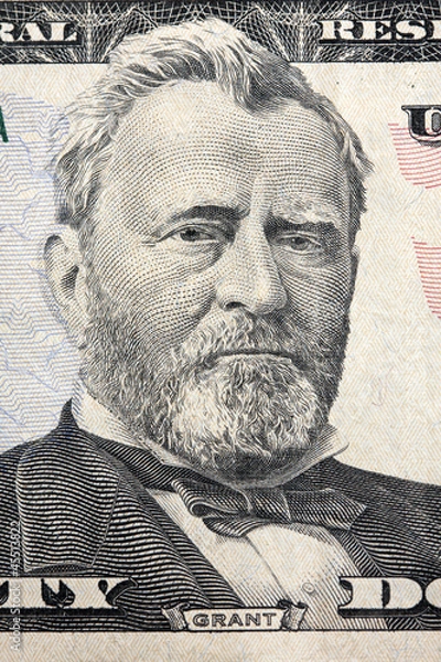 Obraz grant on the fifty dollar bill