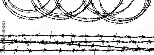 Obraz Barbed wires
