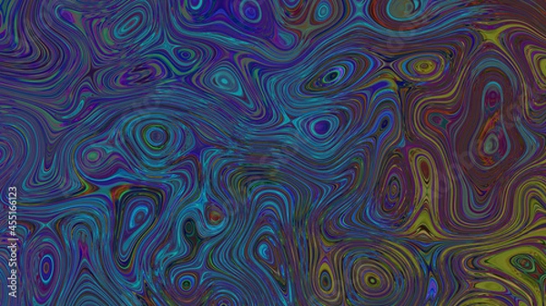 Obraz Abstract textured multicolored liquid background
