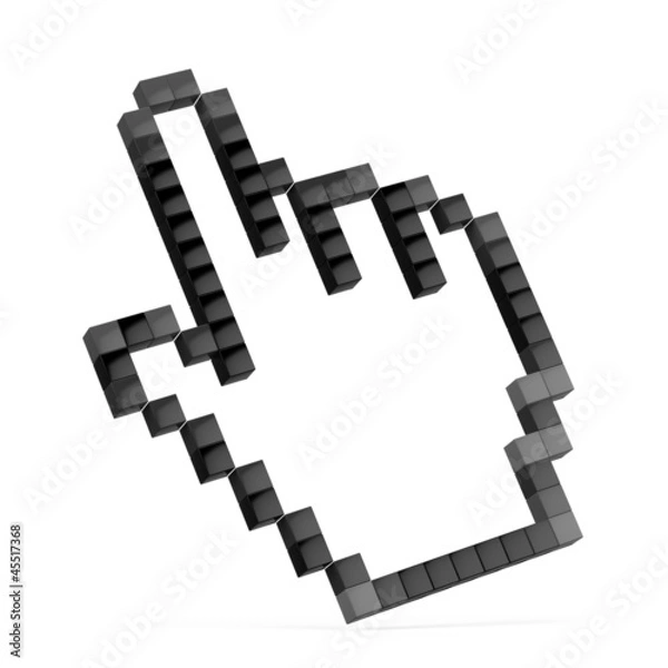 Fototapeta 3D Hand Cursor