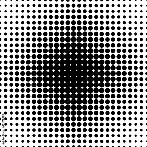 Fototapeta Seamless pattern. Vector geometric background, dots.