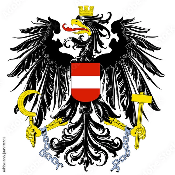 Obraz Wappen Österreich