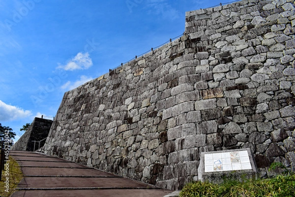 Fototapeta 二本松城(霞ヶ城、白旗城)　本丸石垣