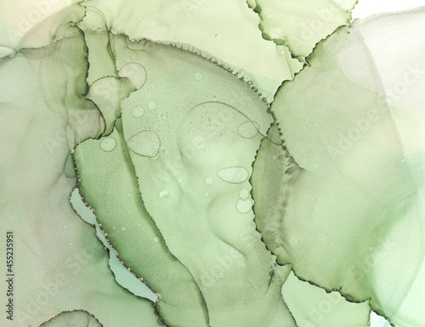 Fototapeta Alcohol Ink Texture. Oil Digital Artistic Print.