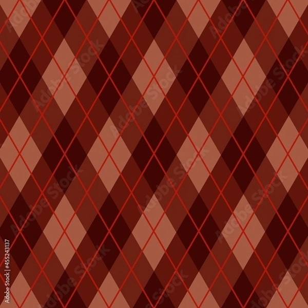 Fototapeta アーガイル・チェック