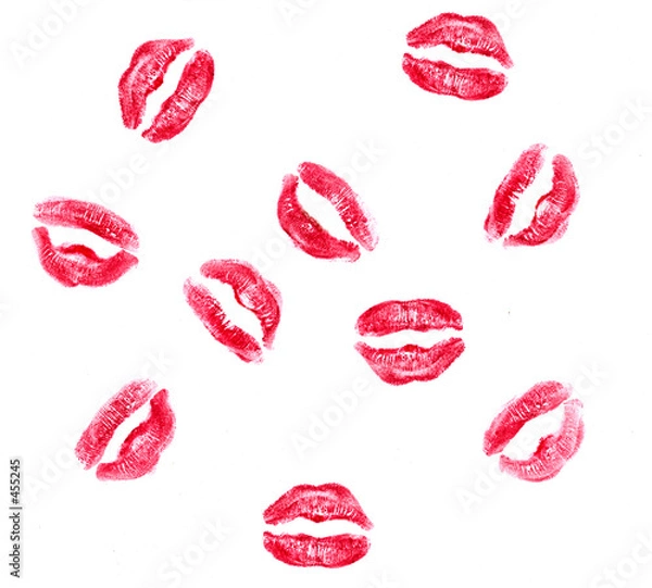 Fototapeta besos de mujer