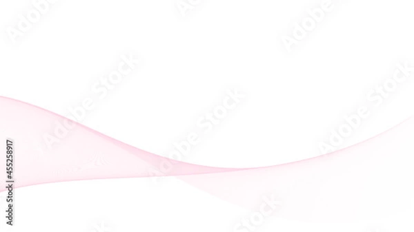 Fototapeta 背景素材 癒される澄んだそよ風の様な滑らかな曲線のイメージデザイン ベクター 