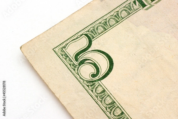 Obraz 5 dollar bill