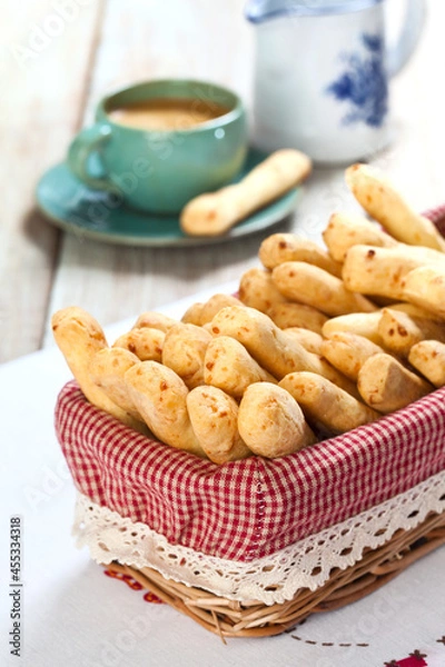 Obraz Biscoitos de polvilho e queijo